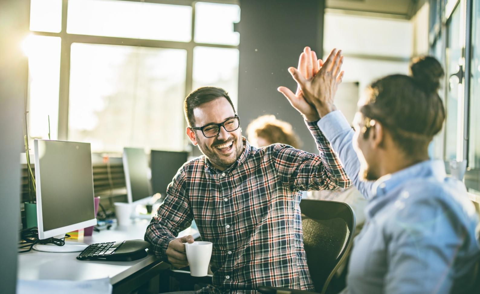 Espace de travail moderne pour webinaires interactifs